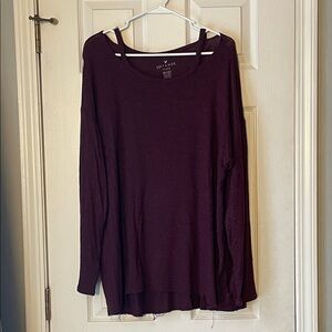 American Eagle Burgundy Sweater
